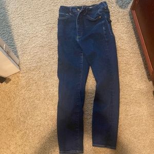 Express Slim Jeans high wasted size 10 long
